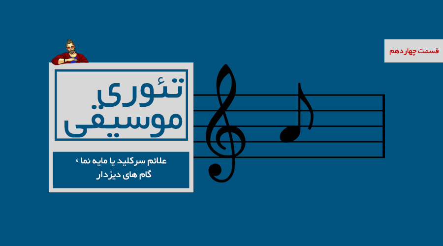 علائم سرکلید یا مایه نما - گام های دیز دار -  قسمت چهاردهم از درسهای تئوری